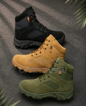 Men Boot Suede And Nylon