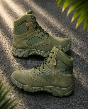 Men Boot Suede And Nylon