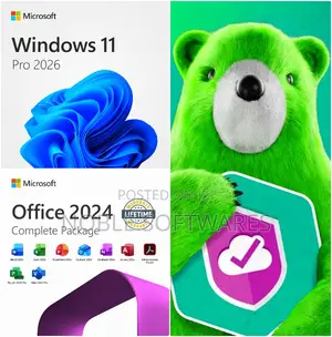 Windows 11 Pro 2026 + Microsoft Office 2024 Complete + Kaspersky 2026