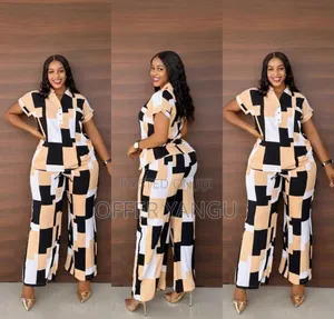 Geometric Print Two-Piece Set