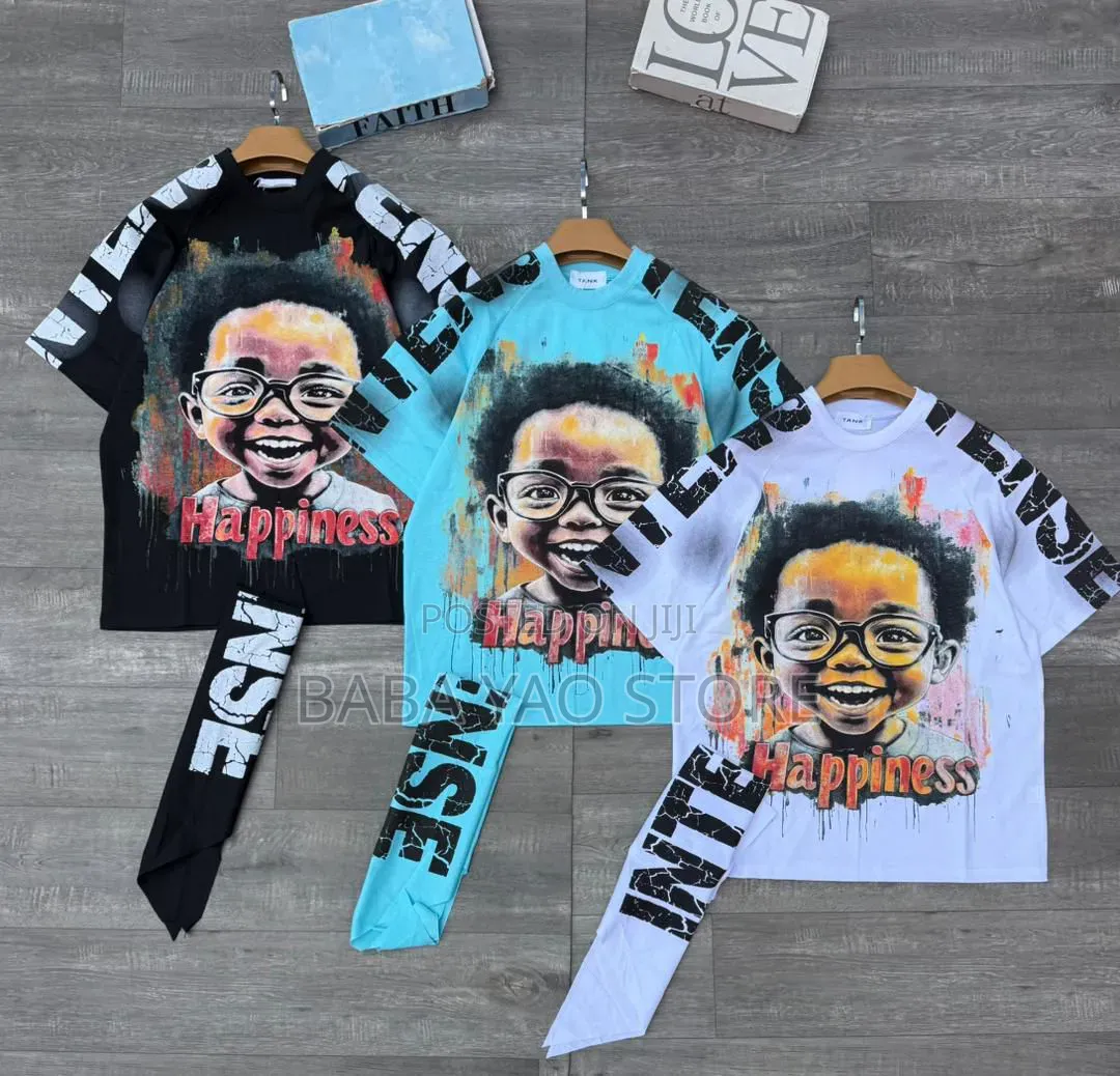 High-Quality Sports Printed Round Neck T-Shirts