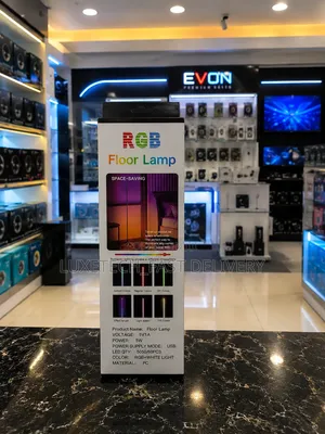 RGB Colorful Floor Lamp for Gaming Setups or Living Room Ambiance