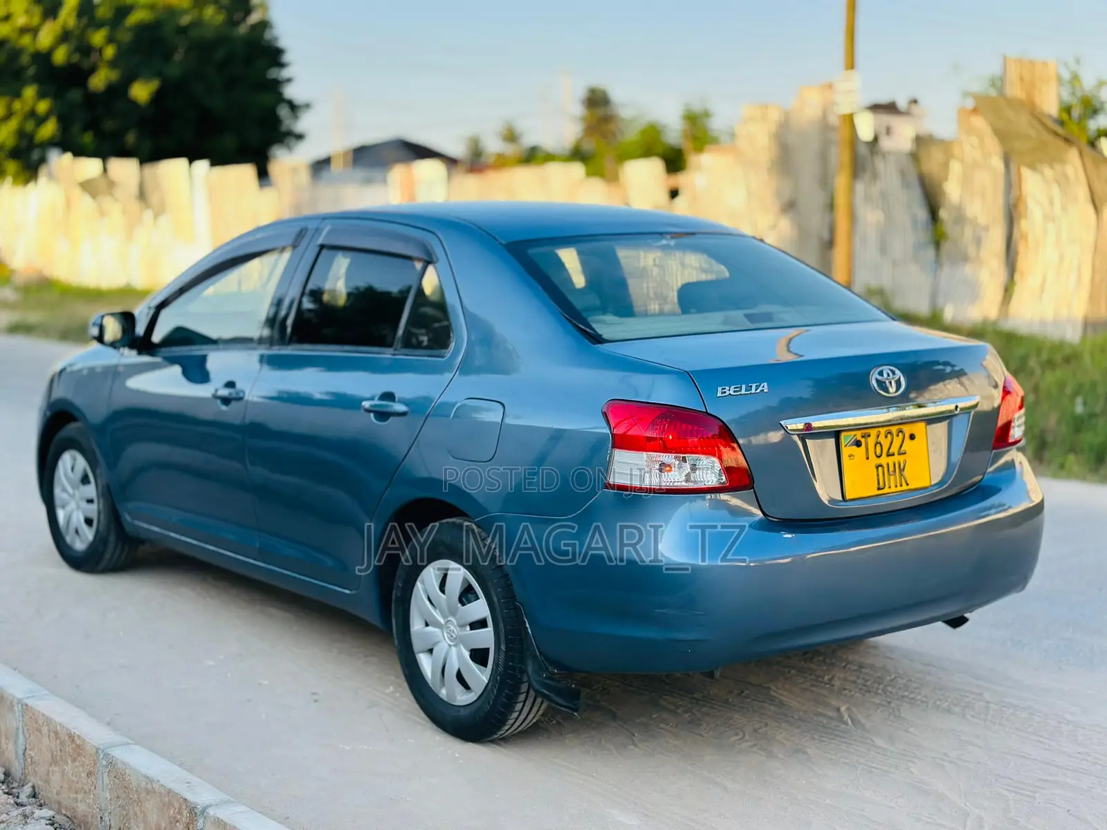 Toyota Belta 2007 Blue