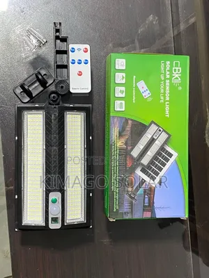 Smart Solar Light Yenye Rimoti Na Sensor Ya Nje