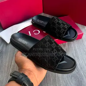 Gucci Suede Slide Sandals Collection Available