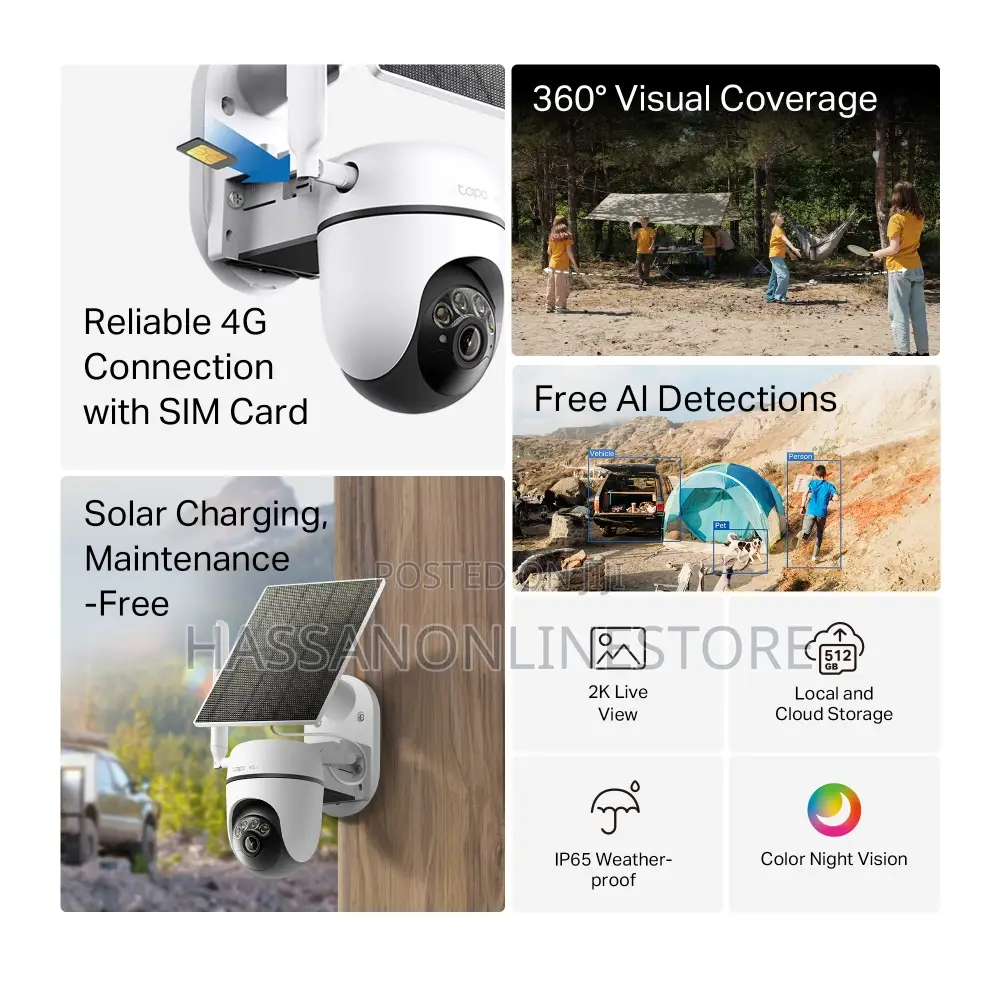 Tp-link Tapo C615g Kit Solar Powered Camera