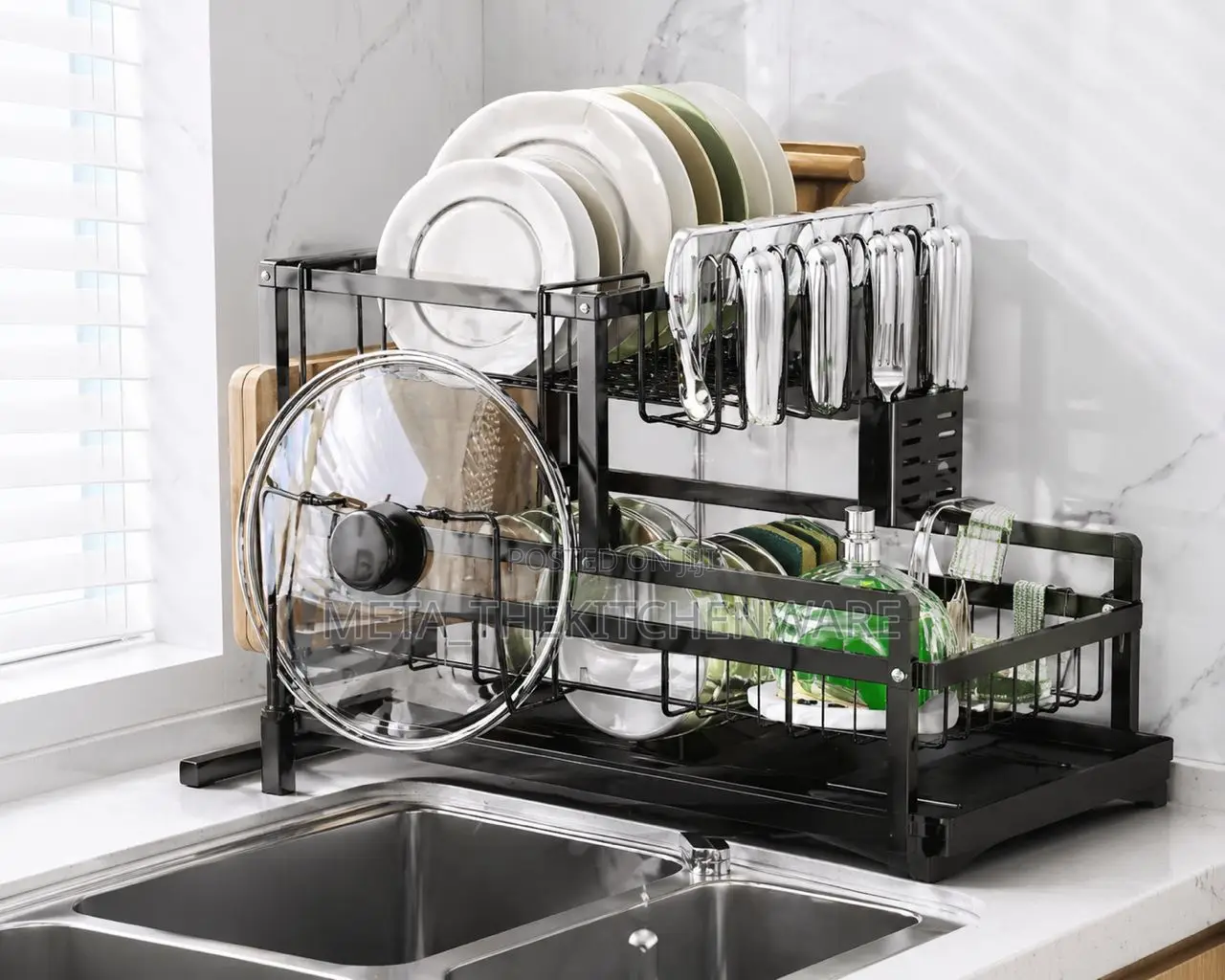 2-Tier Multi Layer Drainig Rack
