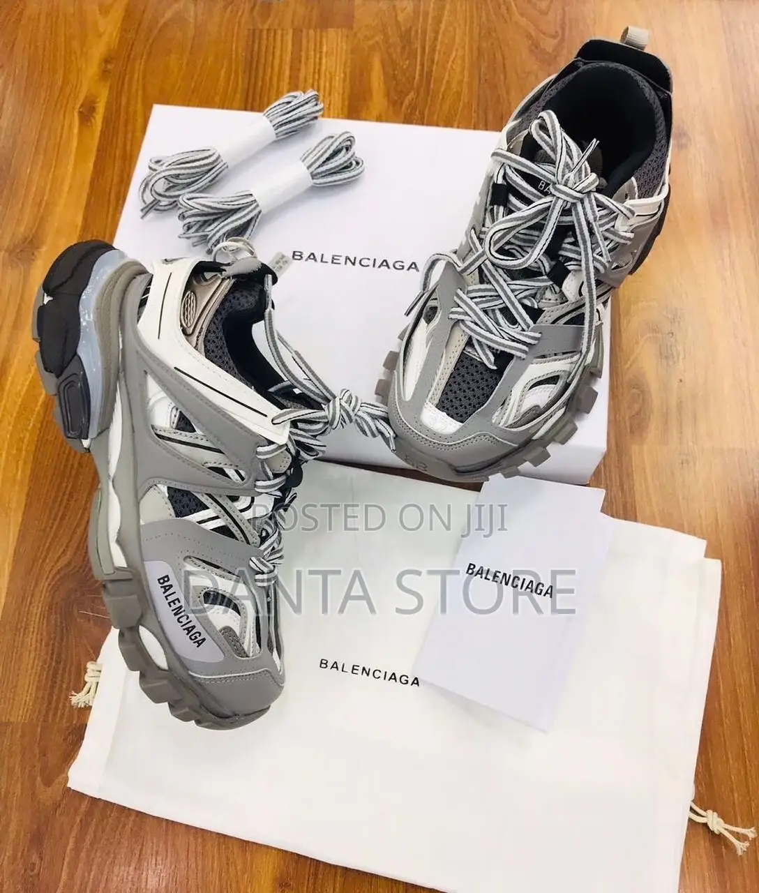Balenciaga Track Sneakers Ft Technical Mesh and Nylon Construction