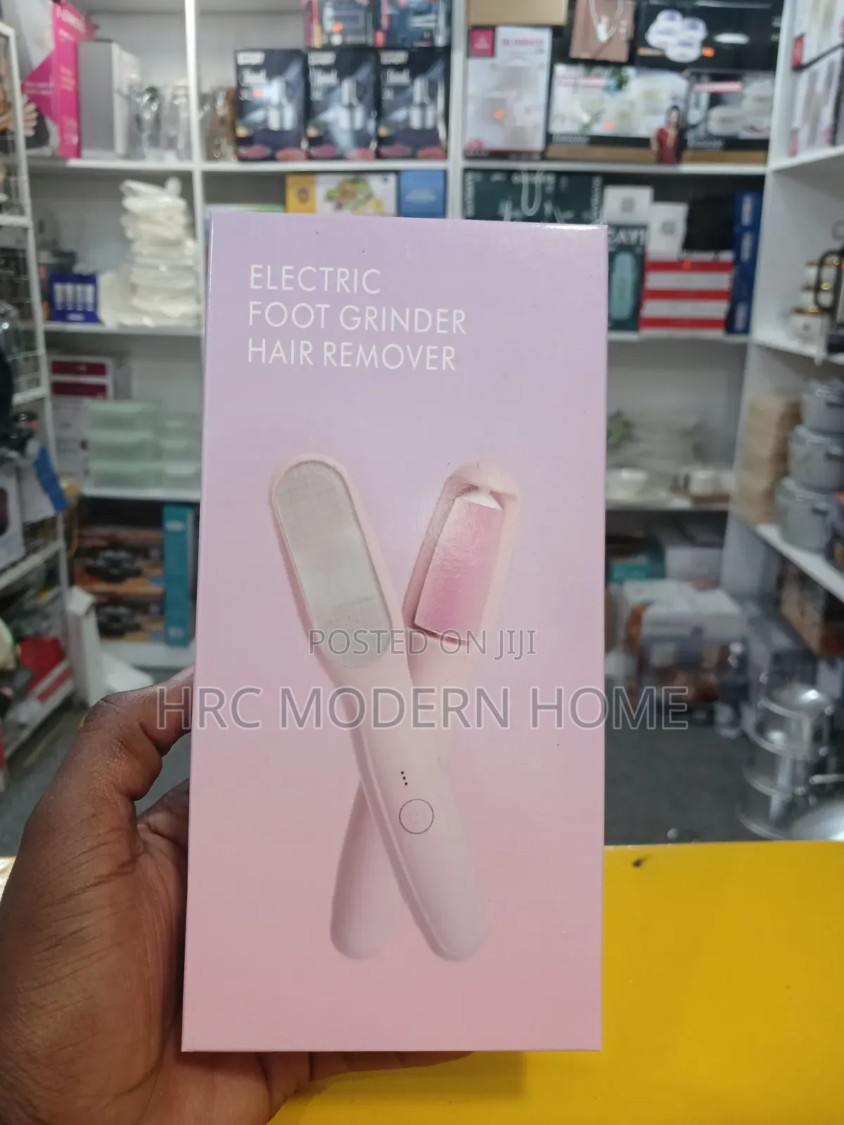 Electric Foot Grinder Hair Remover (2-in-1)