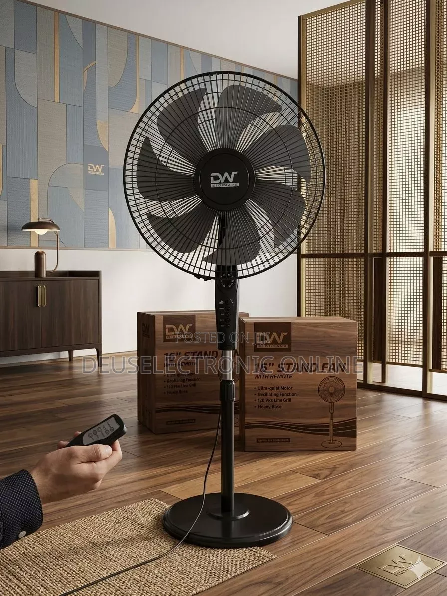*Digiwave 16inch Stand Fan With Remote