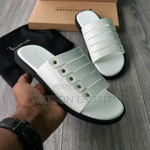 Men's Leather Sandals Billionaire Branded Completely Original