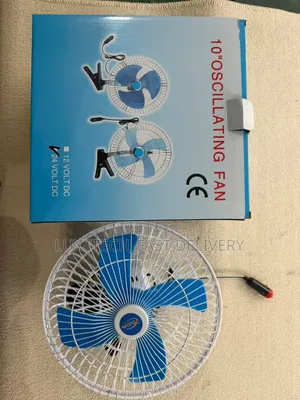 10-Inch Oscillating Fan for Cars, Trucks, Rvs, 24-Volt Dc Power