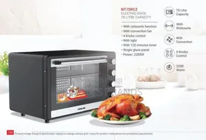Nikai Electric Oven 75 Liters Watts 2200 [Nt75rcz]