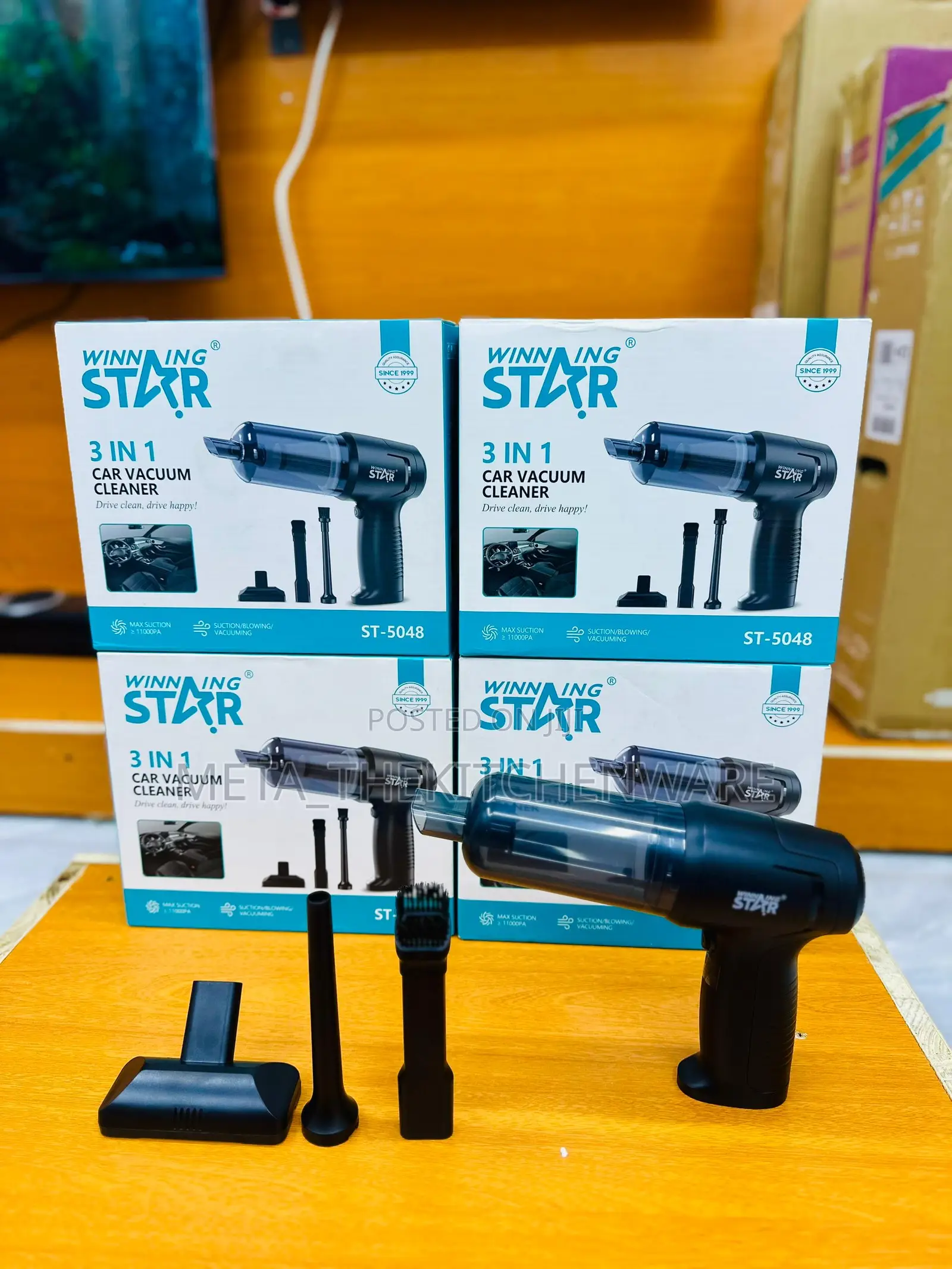 Winning Star Rechargeable Car Vacuum Cleaner 3 in 1