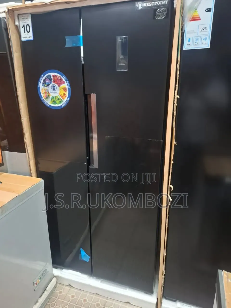 West Point Side by Side Fridge No Frost 444 Litres