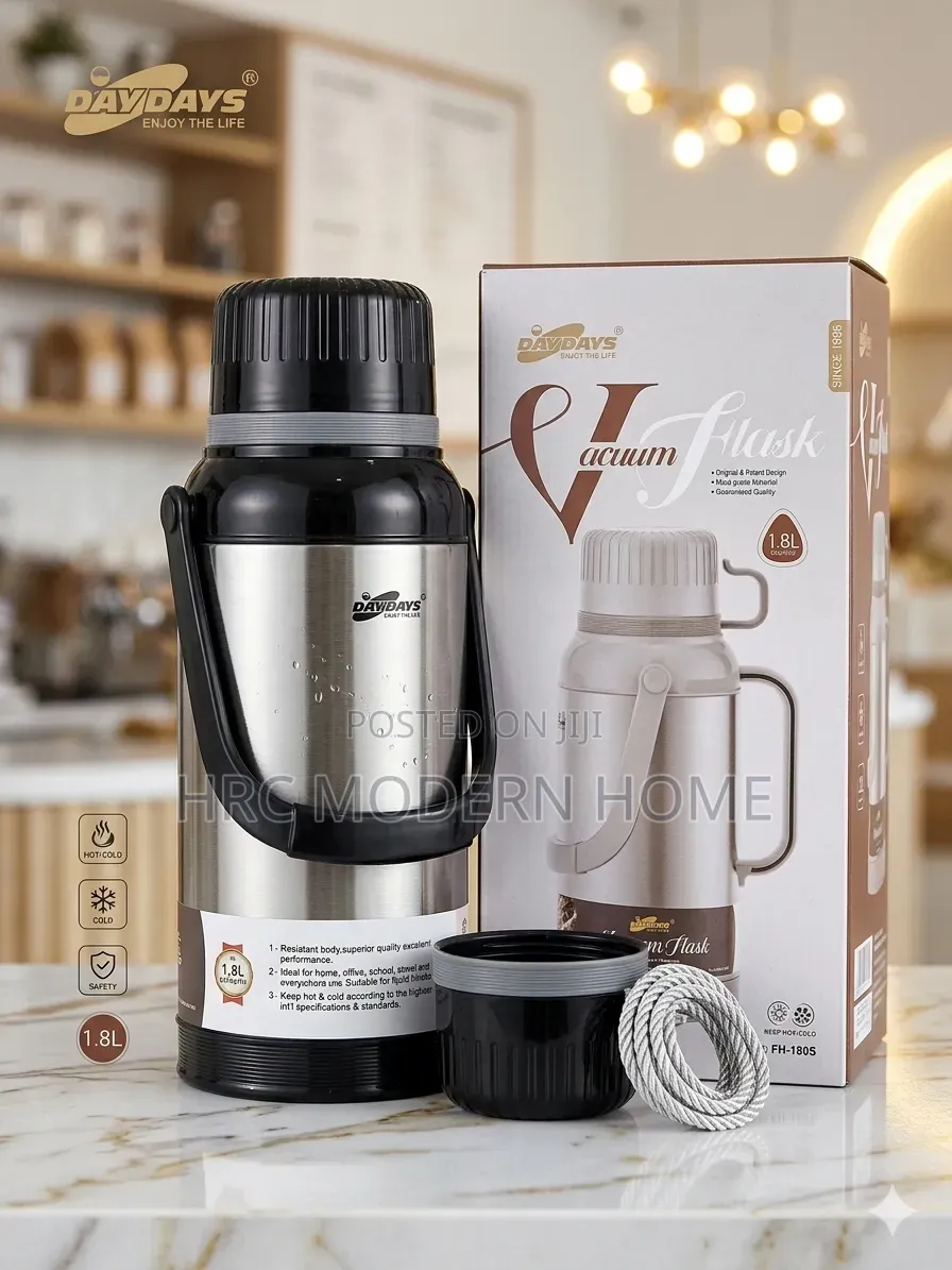 Daydays Vacuum Flask 1.8 Liters (Model: Fh-180s)