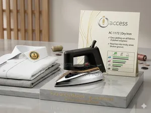 Access Dry Iron Ac-1172 - Pasi Imara Ya Nguo Yenye Warranty Ya Mwaka 1
