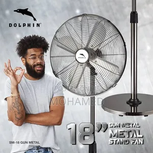 Dolphin 18” Copper Metal Stand Fan 