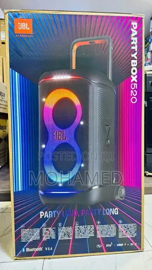 JBL Partybox 520 — Mziki Wa Nguvu, Party La Kiwango!