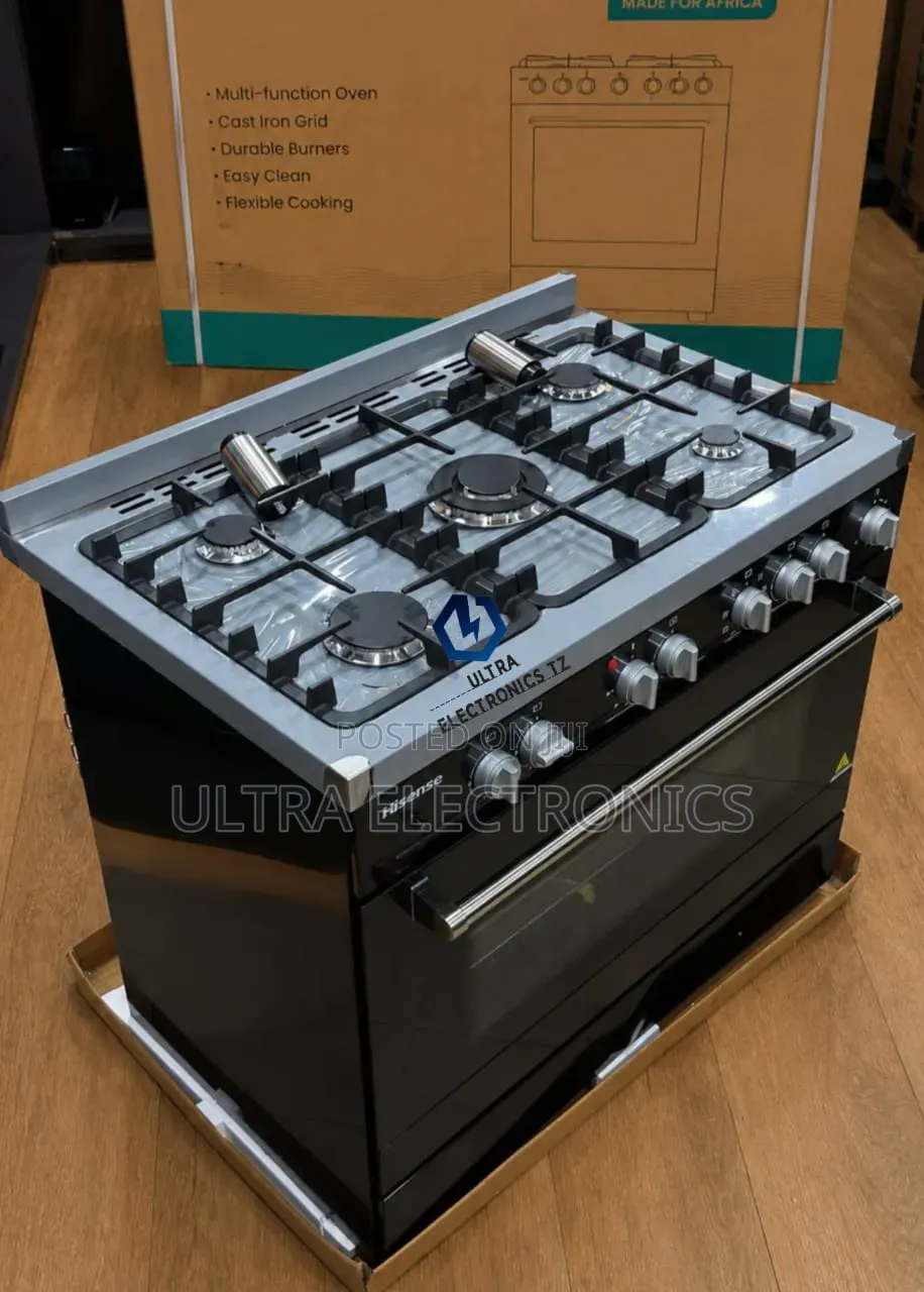 Hisense Full Gas Cooker 5 Plates Full 5 Gas Plates
Electric Oven 60*90