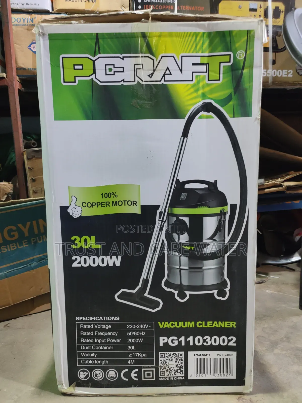 Pcraft Vacuum Cleaner 30l (2000w)
