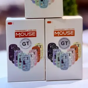 Transparent Wireless Bluetooth Rechargeable Mouse