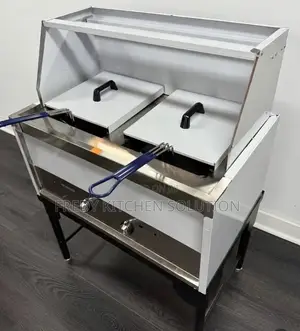 Commercial Gas Double Deep Fryer 42l