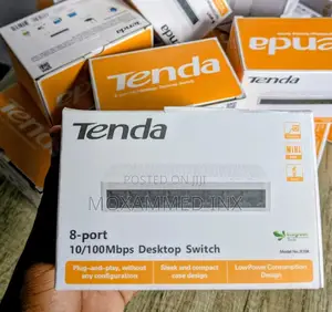 Tenda S1080 8-Port 10/100mbps Fast Ethernet Rj45switch