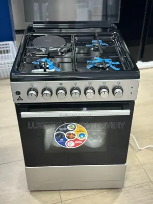 Delta 60×60 Cm Cooker 3 Gas + 1 Electric + Electric Oven