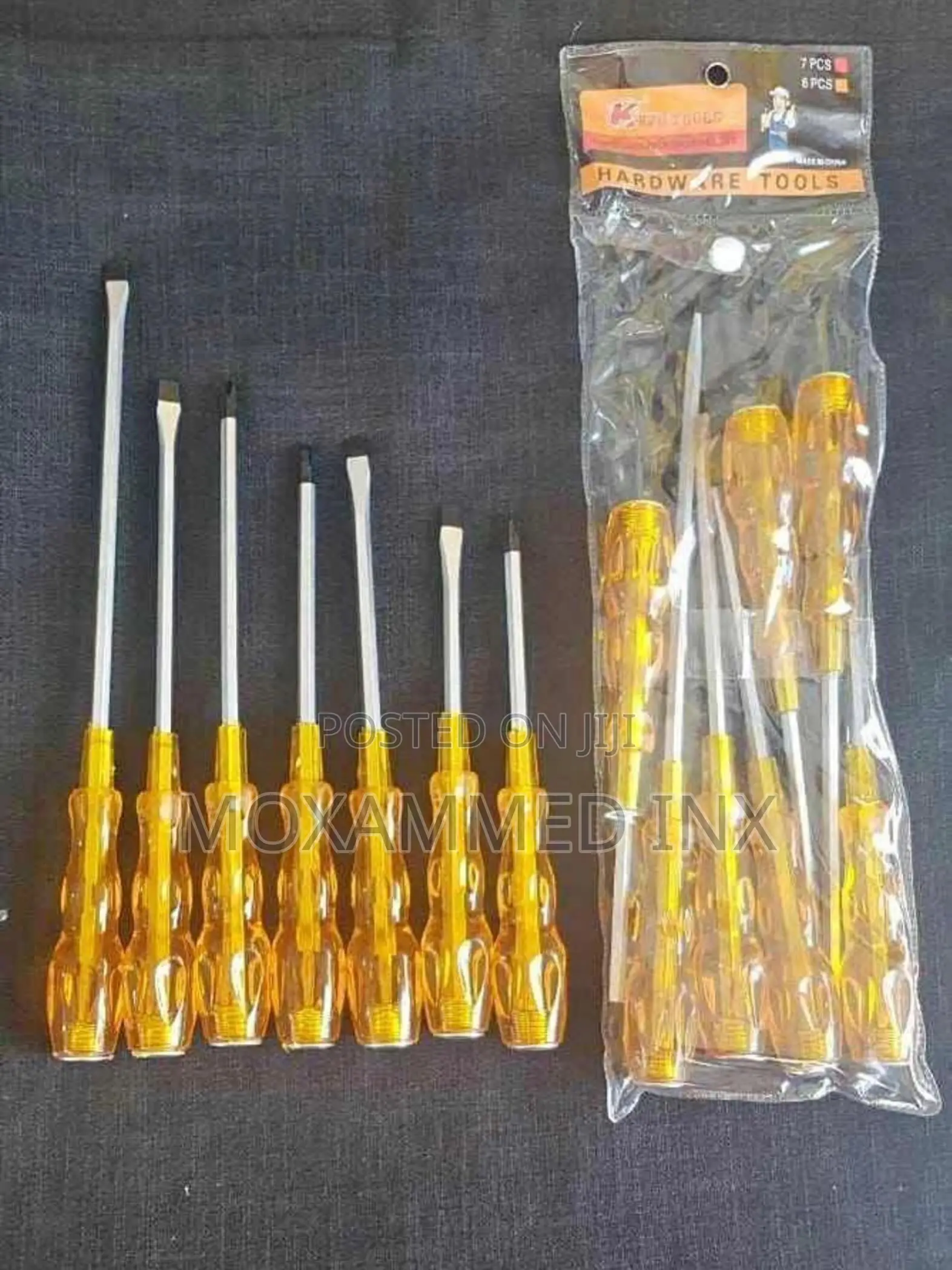 7pcs Screwdrivers Set With Slotted and Phillips Heads