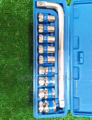 MLG Tools 10-Piece Box Spanner Socket Wrench Set 8-24