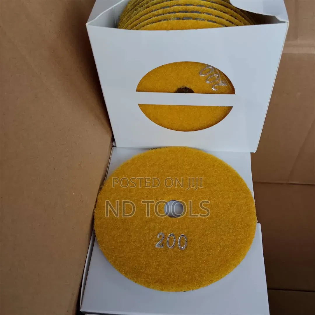 Diamond Polishing Pad 4" – 200#