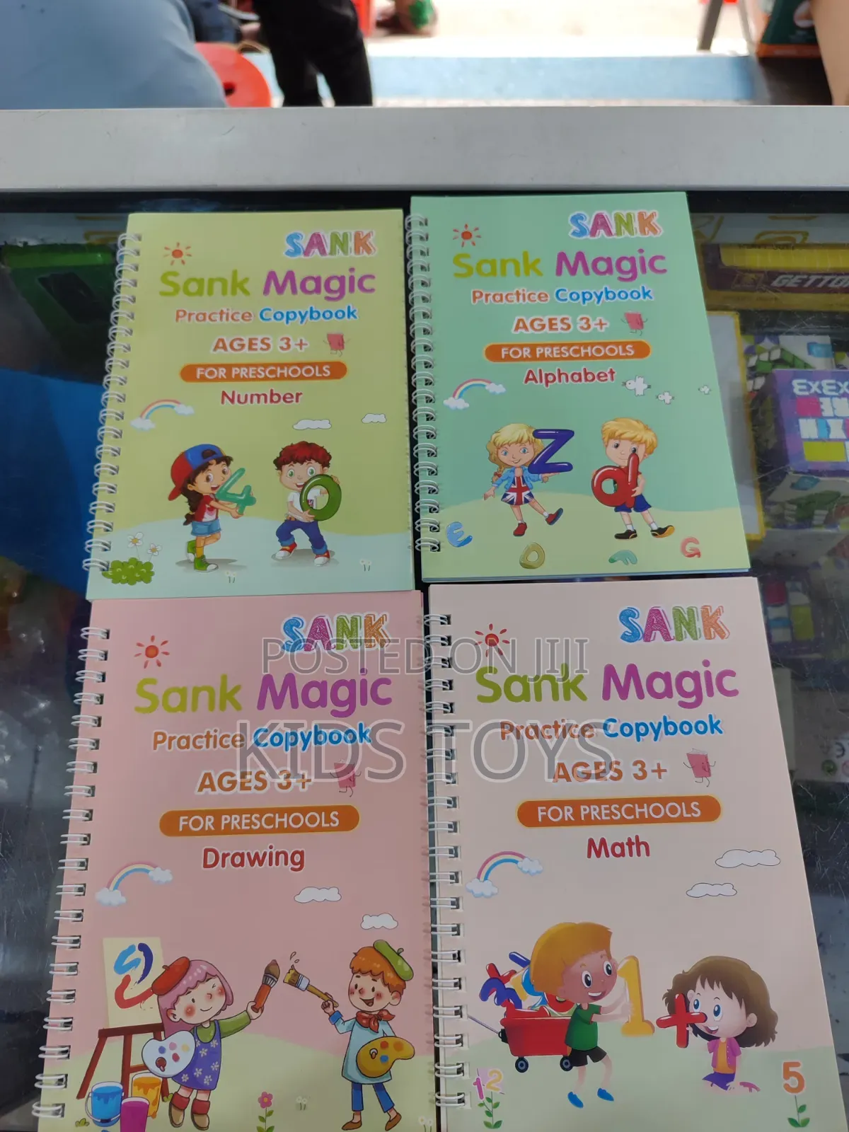 4 Books Set Pre School Learning