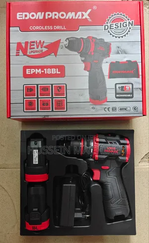 Cordless Drill 18v Edon Pro Max New