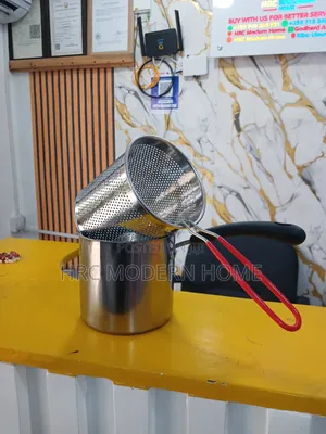 Premium Deep Frying Basket – Inadumu, Ni Imara, Na Inafaa Kwa Jiko Lak