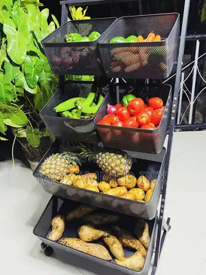 Tier Black Metal Kitchen Tr