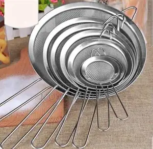 Stainless Steel Fine Mesh Kitchen Strainersset Of