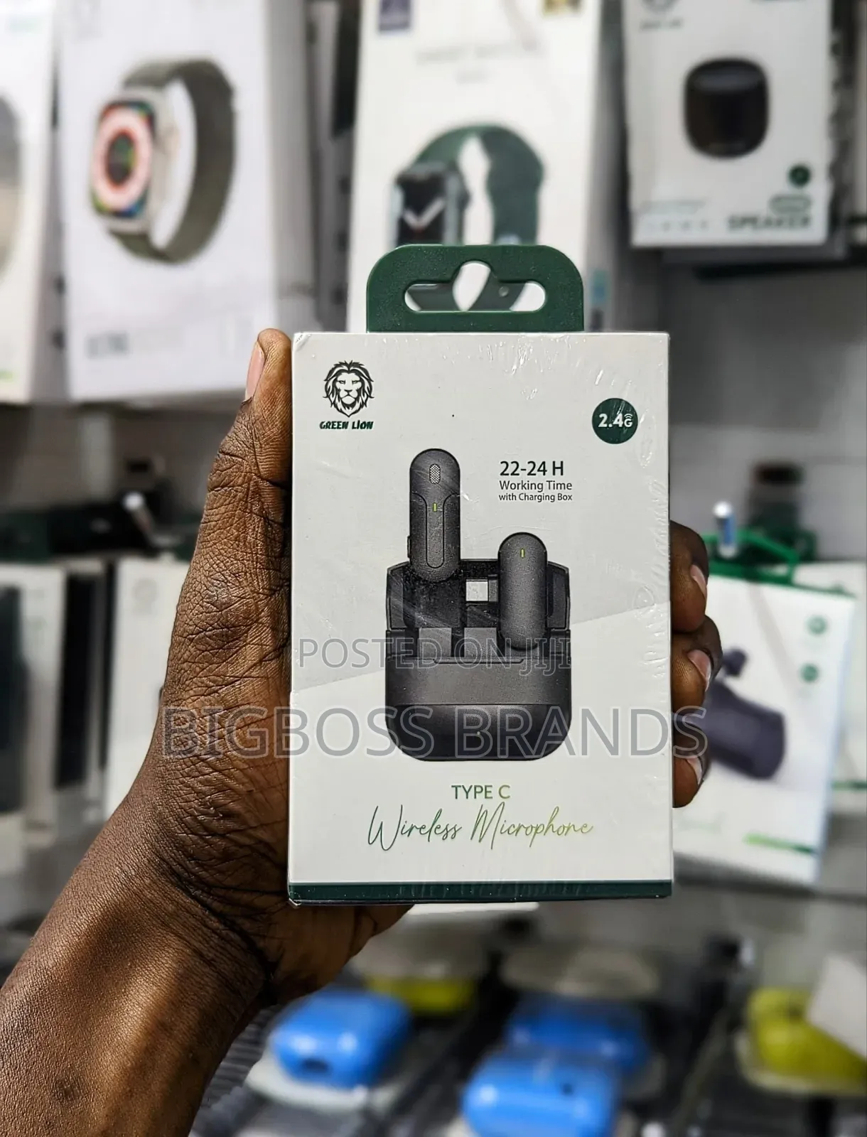 Green Lion Mic Single Noise Cancel