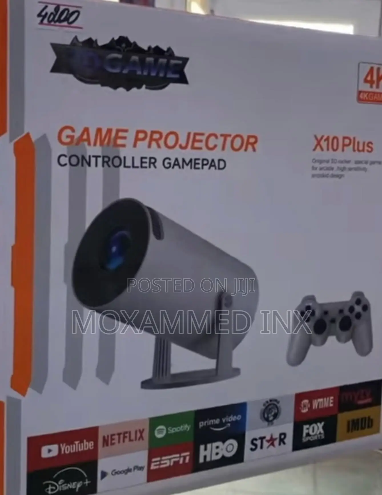X10 Plus 3d Game Projector That Comes With a Controller Gamepad