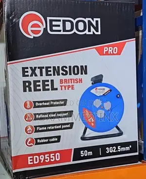 Edon Pro Extension Reel, Model Ed9550,Featuring a 50-Meter