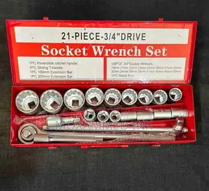 Katsu 21-Piece 3/4” Drive Socket Wrench Set