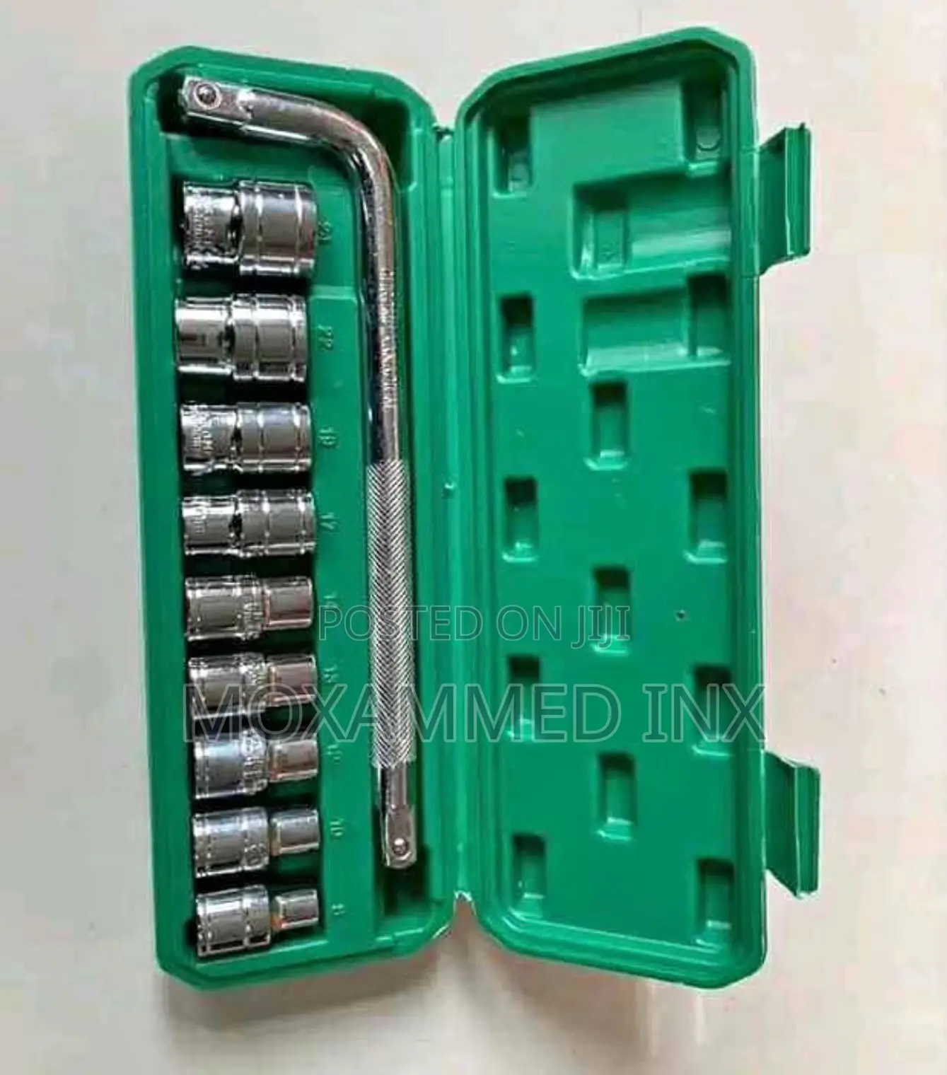 10-Piece Metric Socket Wrench Set