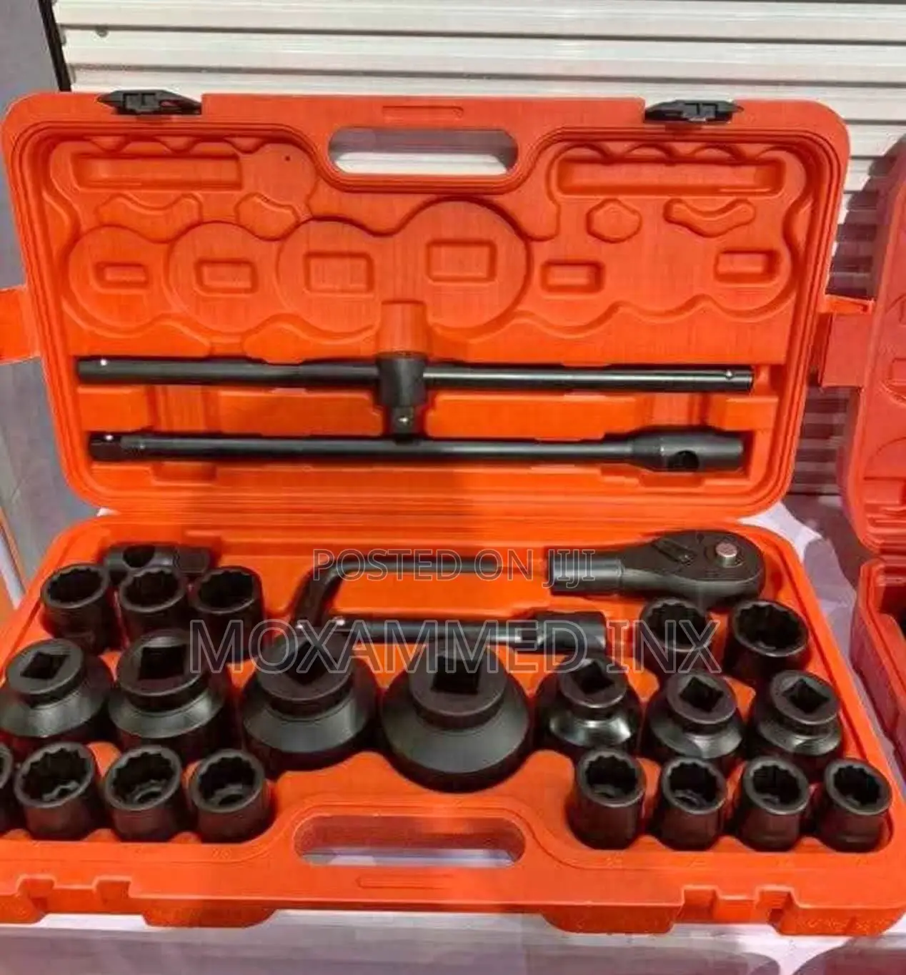 26-Piece 3/4-Inch Drive Deep Metric Impact Socket Set