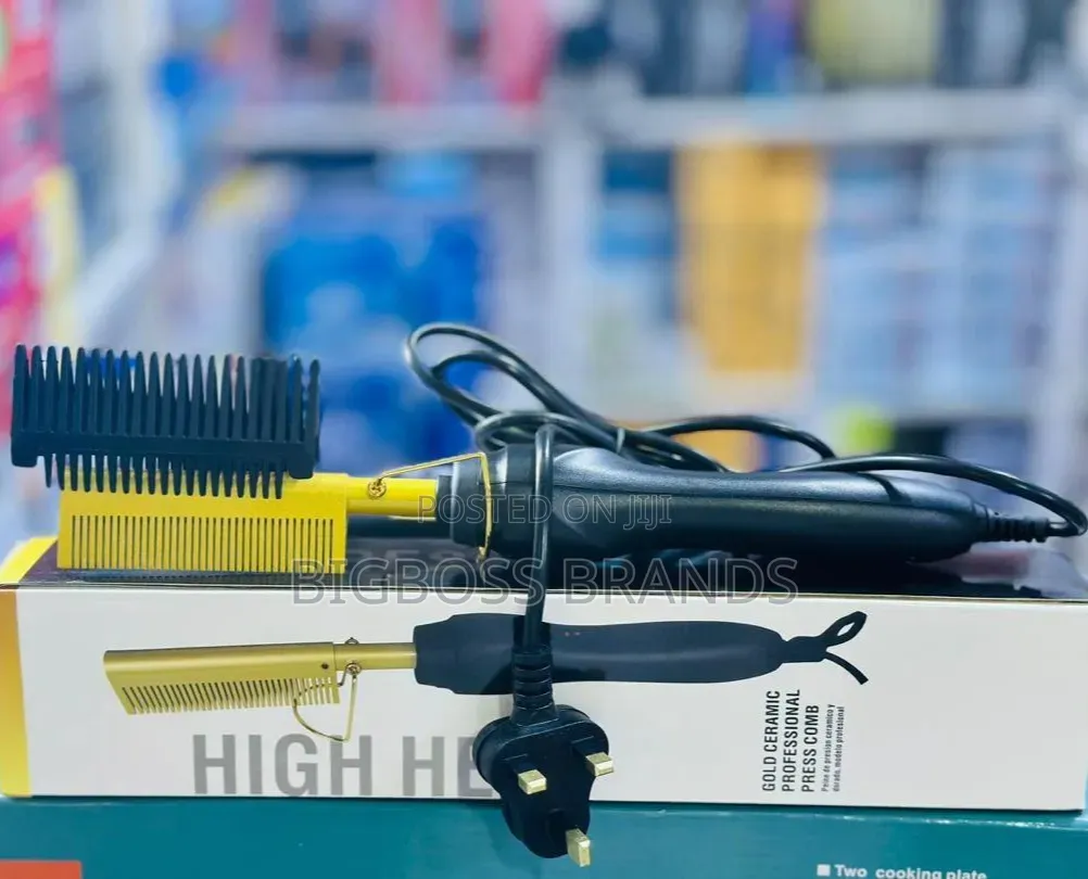 Waves and Straight Electric Hair Comb
