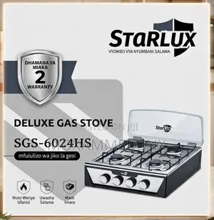 Starlux SGS-6024hs Is a 4-Burner Deluxe Gas Stovefeaturing a Stainless