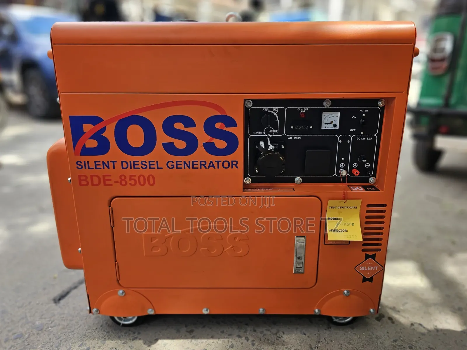 Boss Silent Diesel Generator 7.5kw
