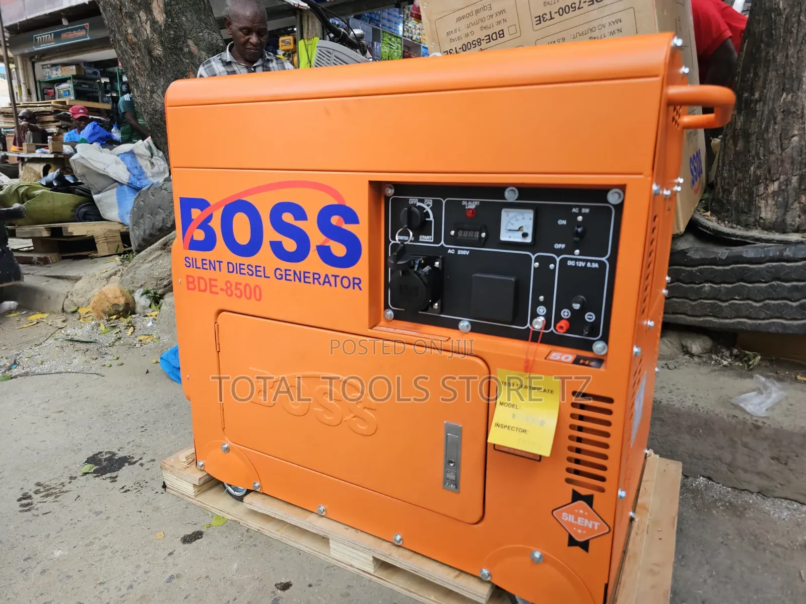 Boss Silent Diesel Generator 7.5kw