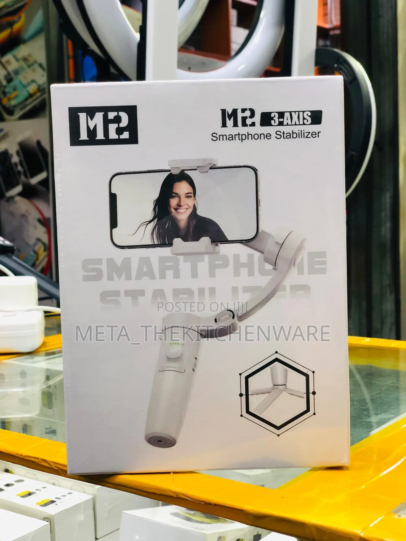 M2 Smartphone Gimbal Stabilizer With 3-Axis Stabilization