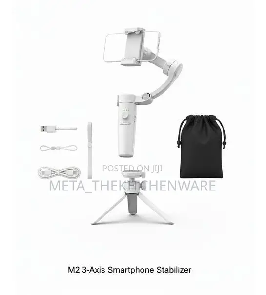 M2 Smartphone Gimbal Stabilizer With 3-Axis Stabilization