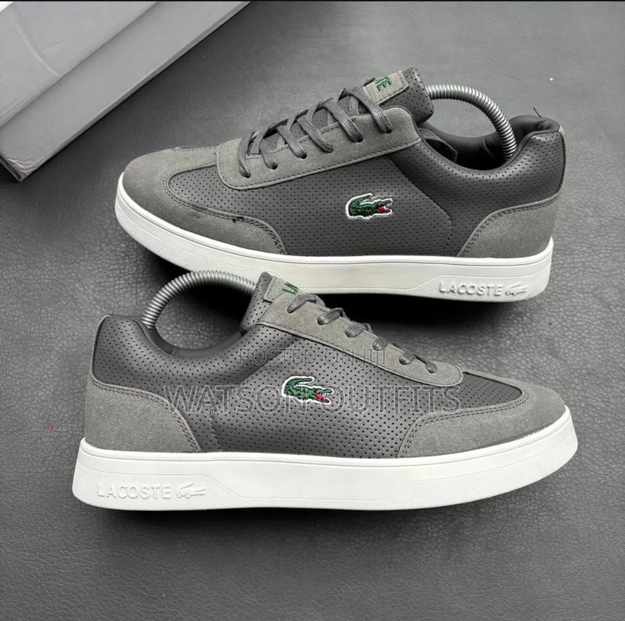 Men's Leather Shoes Lacoste Newly Branded Materials Very Classic Smart